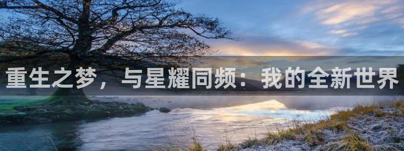 今年会首页：重生之梦，与星耀同频：我的全新世界